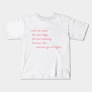 Enfys Nest Pink Text Kids T-Shirt